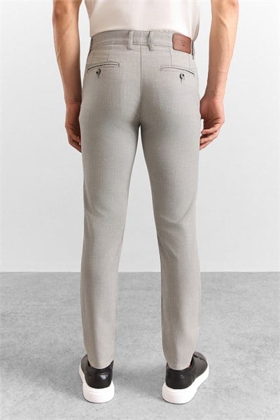 Gri Slim Klasik Pantolon