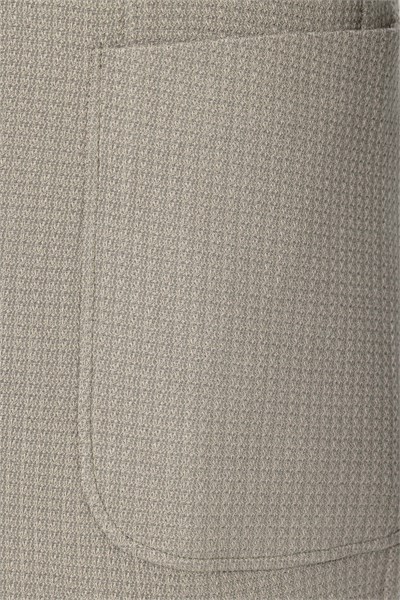 Haki Slim Fit Desenli Mono Yaka 6 Drop Ceket