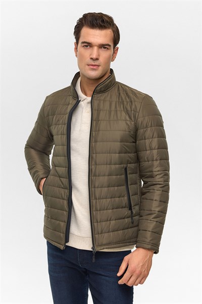 Haki Slim Kapitone Mont