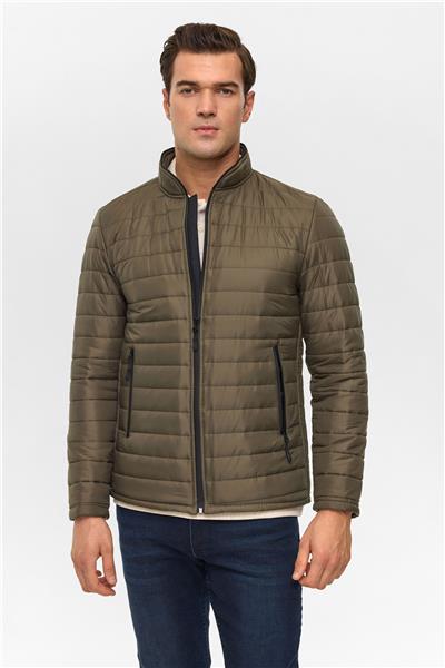 Haki Slim Kapitone Mont