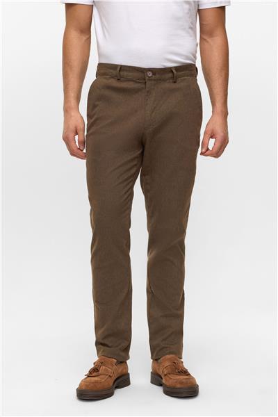 Kiremit Regular Armürlü Pantolon