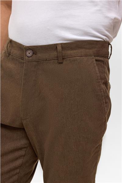 Kiremit Regular Armürlü Pantolon