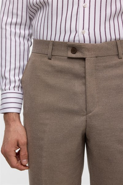 Kiremit Regular Düz Pantolon