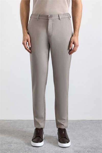 Kiremit Slim Düz Jogger Pantolon