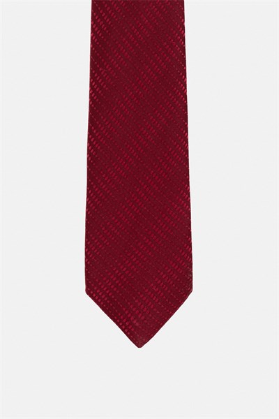 Kırmızı Baskılı Kravat
