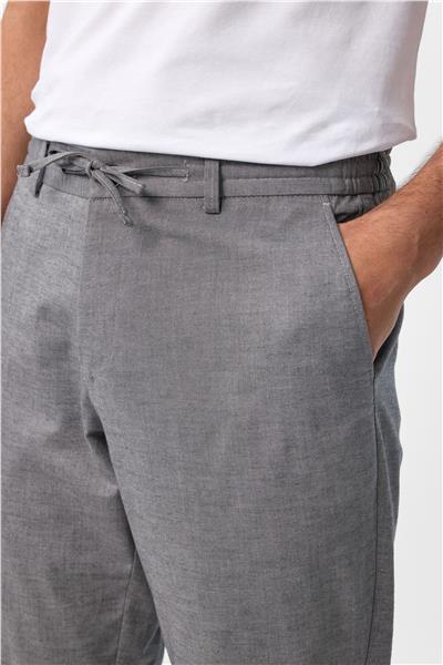 Antrasit Slim Fit Armürlü Jogger Pantolon