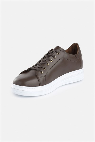 Koyu Kahve Sneakers Ayakkabı