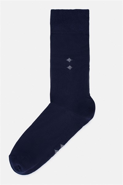 Lacivert Bambu Çorap