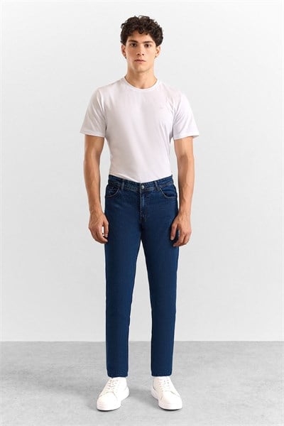 Lacivert Denim Pantolon