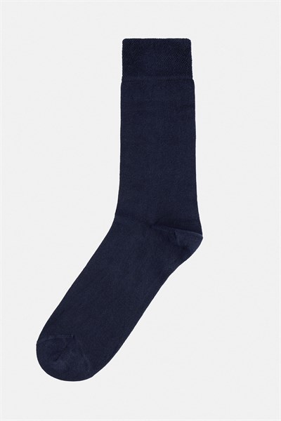 Lacivert Düz Çorap
