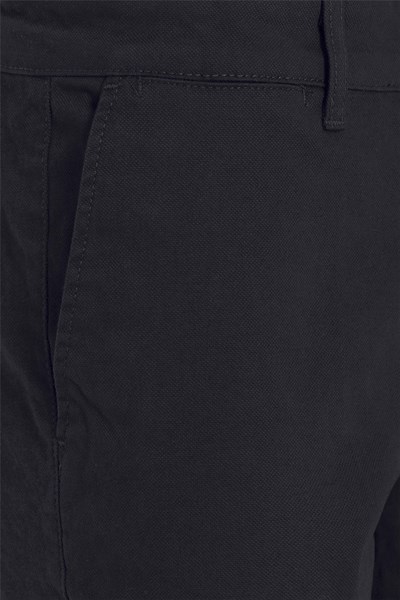 Lacivert Regular Armürlü Chino Pantolon