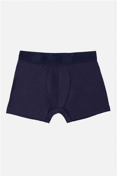 Lacivert Regular Düz Boxer