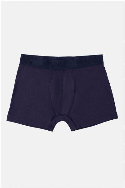 Lacivert Regular Düz Boxer