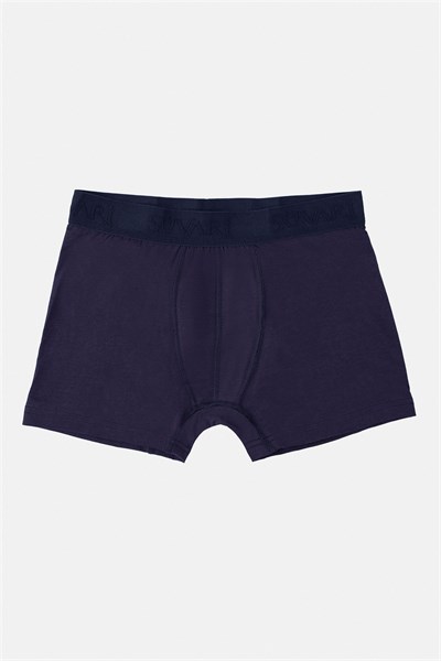 Lacivert Regular Düz Boxer