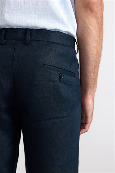 Lacivert Regular Düz Düz Normal Bel Standart Jogger Pantolon
