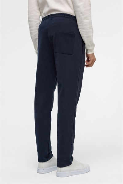 Lacivert Regular Düz Jogger Pantolon