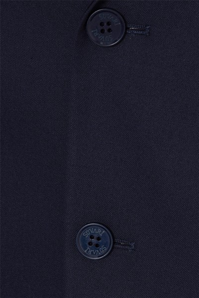 Lacivert Regular Düz Mono Yaka 4 Drop Klasik Takım Elbise