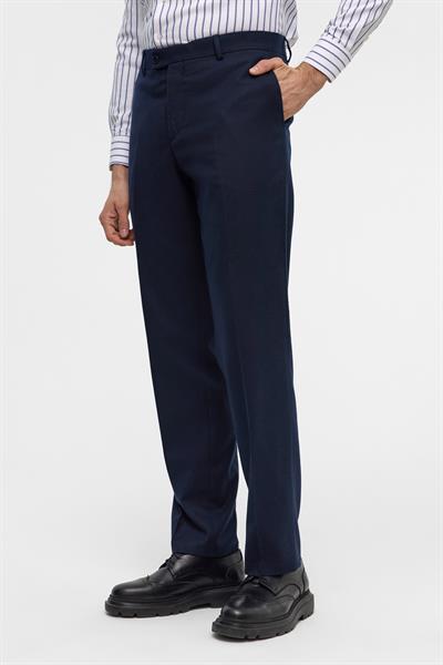 Lacivert Regular Düz Pantolon