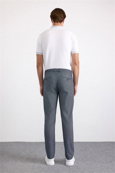Lacivert Slim Casual Pantolon