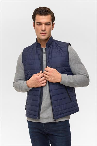 Lacivert Slim Dolum Mont