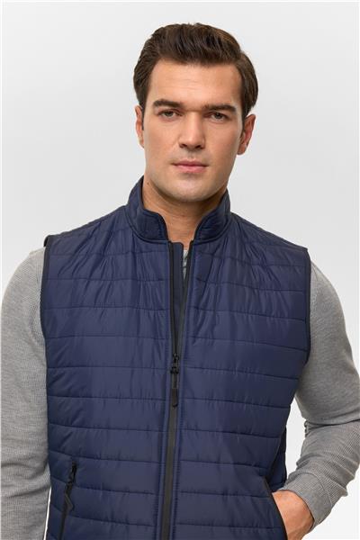 Lacivert Slim Dolum Mont