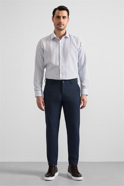 Lacivert Slim Jogger Pantolon