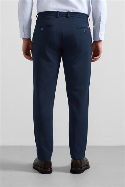 Lacivert Slim Jogger Pantolon