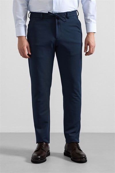 Lacivert Slim Jogger Pantolon