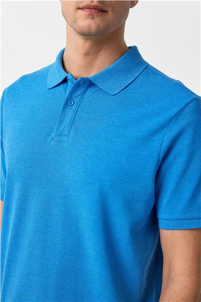 Mavi Regular Armürlü Polo Yaka Tişört
