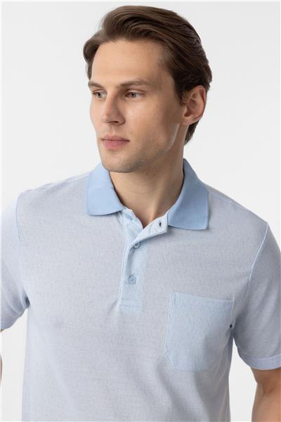 Mavi Regular Armürlü Polo Yaka Tişört