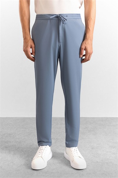 Mavi Slim Düz Jogger Pantolon