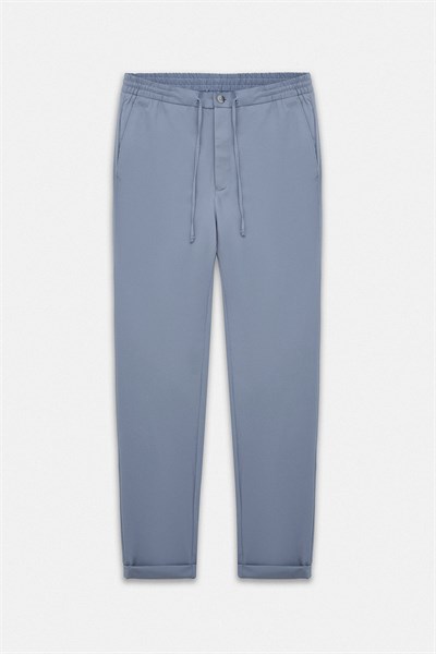 Mavi Slim Düz Jogger Pantolon
