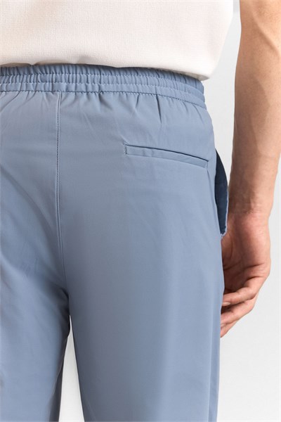 Mavi Slim Düz Jogger Pantolon