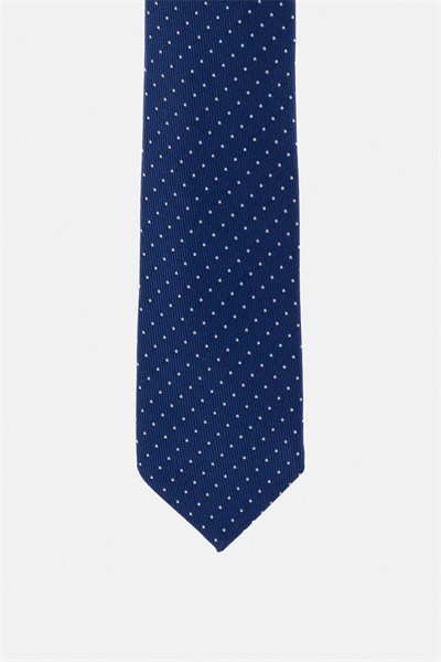 Parlament Mavi Baskılı Kravat