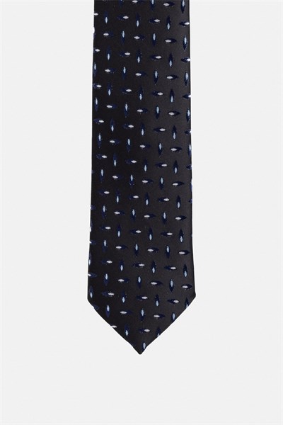 Siyah Baskılı Kravat