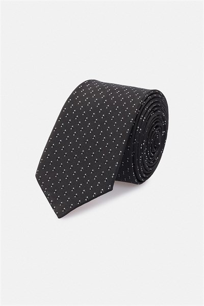 Siyah Baskılı Kravat