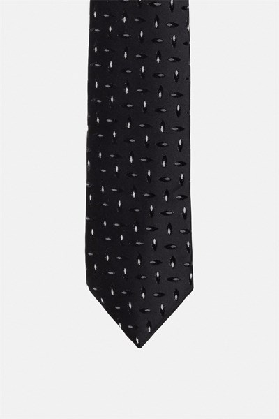 Siyah Baskılı Kravat