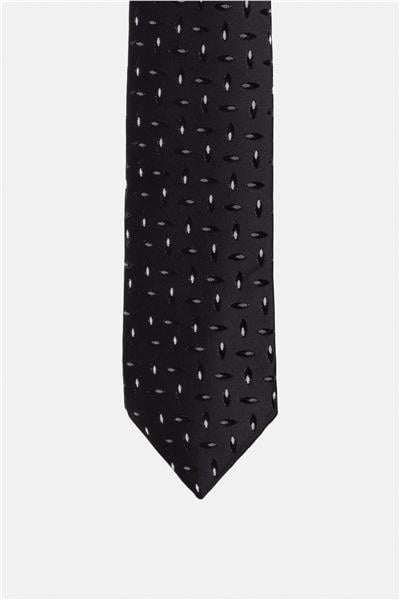 Siyah Baskılı Kravat