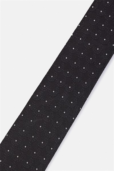 Siyah Baskılı Kravat