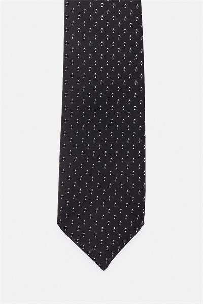 Siyah Baskılı Kravat
