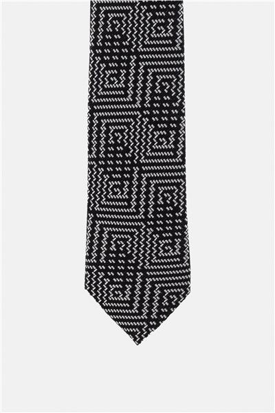 Siyah Baskılı Kravat