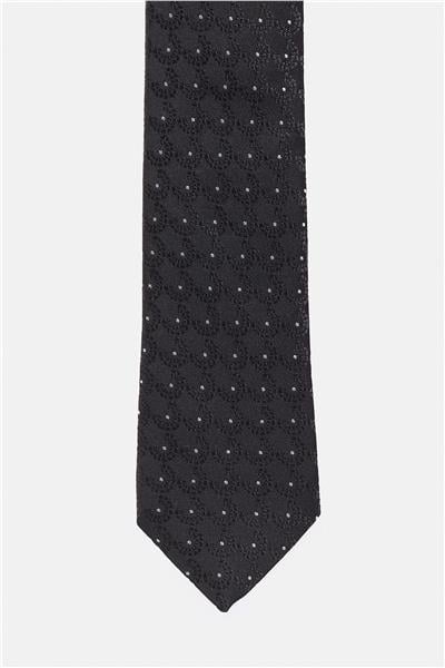 Siyah Baskılı Kravat