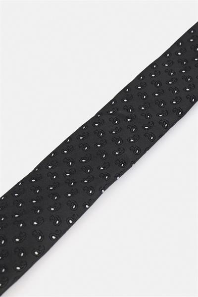 Siyah Baskılı Kravat