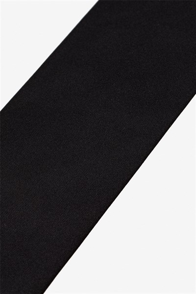Siyah Düz Kravat