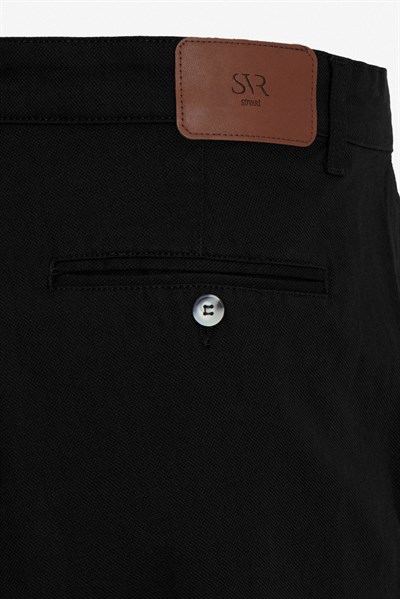 Siyah Regular Casual Pantolon