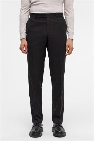 Siyah Regular Desenli Pantolon