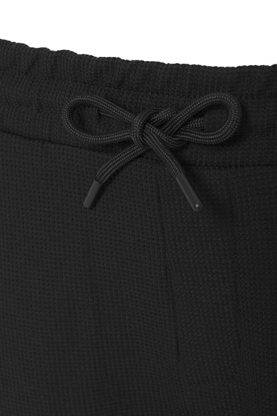Siyah Regular Düz Jogger Pantolon