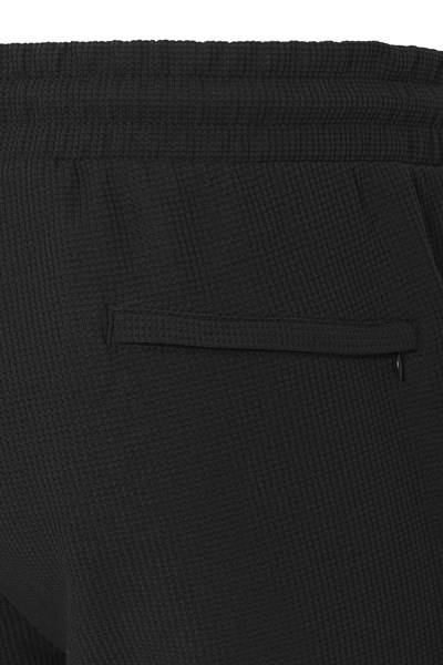 Siyah Regular Düz Jogger Pantolon