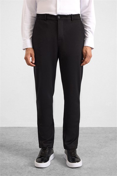 Siyah Regular Jogger Pantolon
