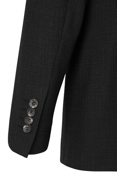 Siyah Regular Sivri Yaka 4 Drop Takım Elbise